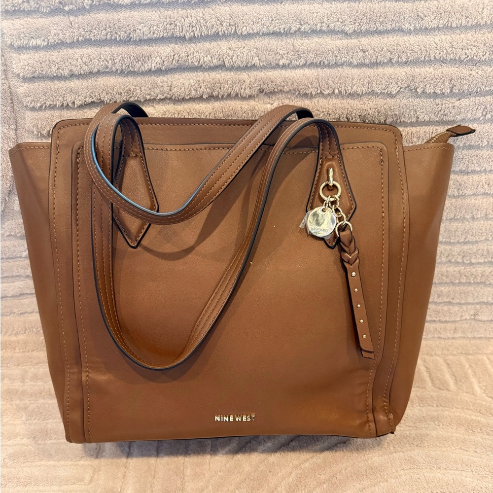 Nine West Tan Tote Bag